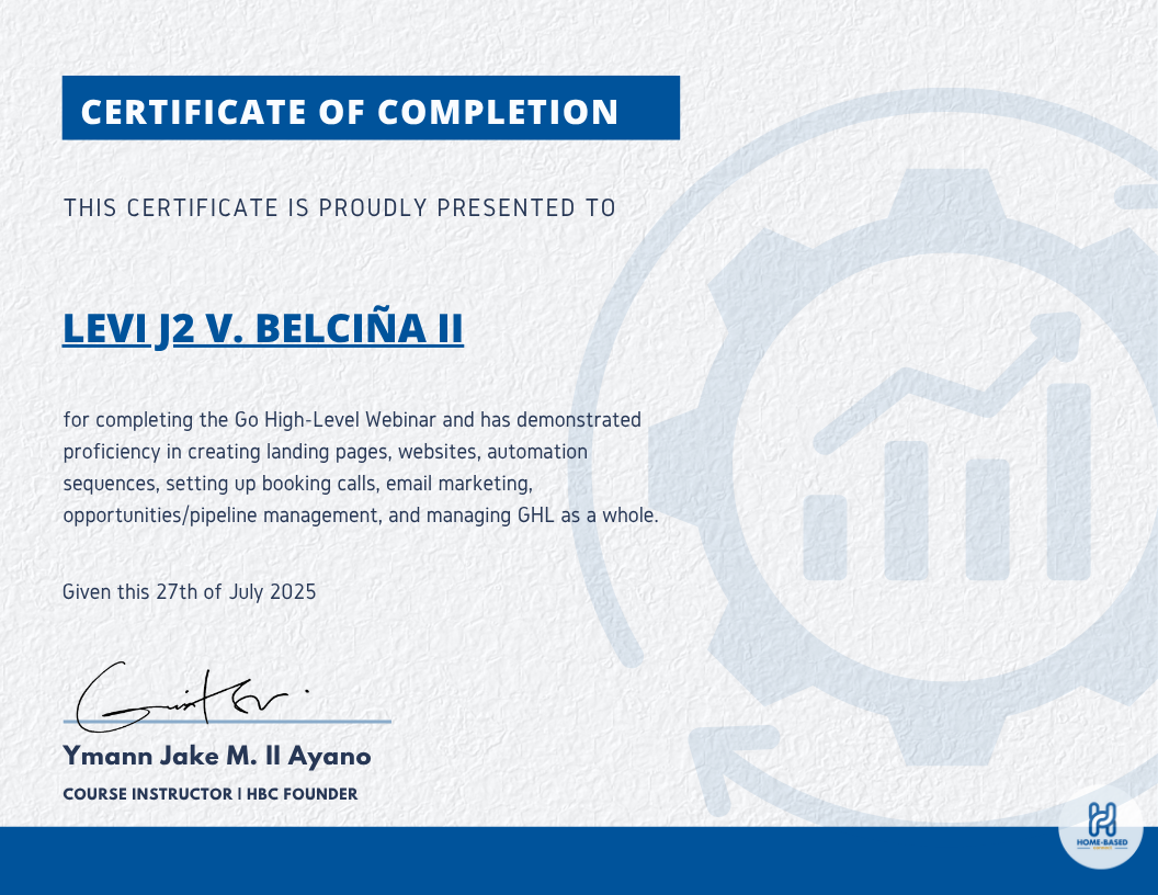 Certificate 8